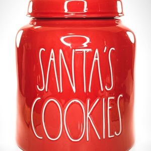 Rae Dunn Santa’s Cookies Canister
